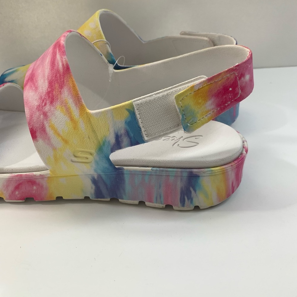 Skechers Foamies women’s sandals Tie Dye multi color size 10 - Picture 10 of 16